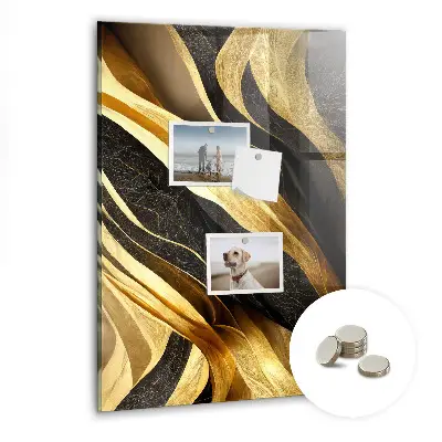 Magnetic wall board Abstract lines