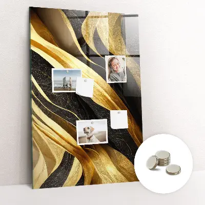 Magnetic wall board Abstract lines