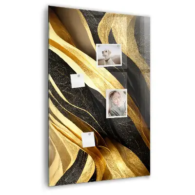 Magnetic wall board Abstract lines