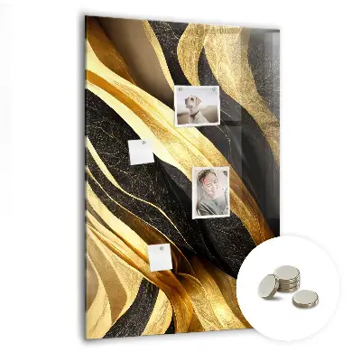 Magnetic wall board Abstract lines