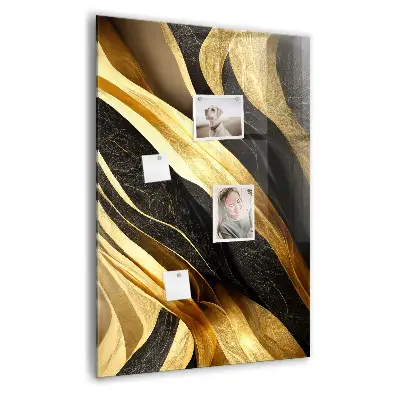 Magnetic wall board Abstract lines