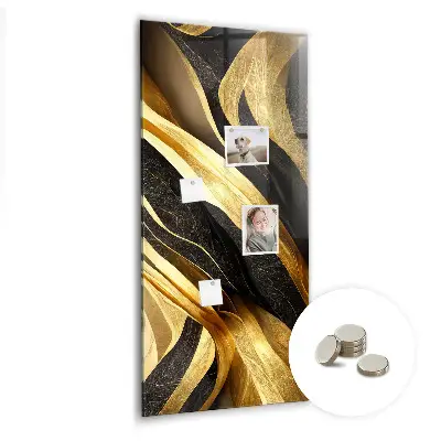 Magnetic wall board Abstract lines