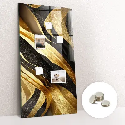 Magnetic wall board Abstract lines