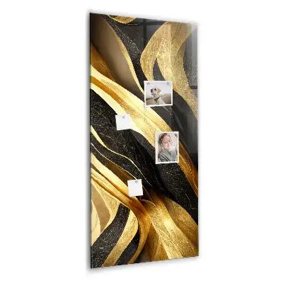 Magnetic wall board Abstract lines