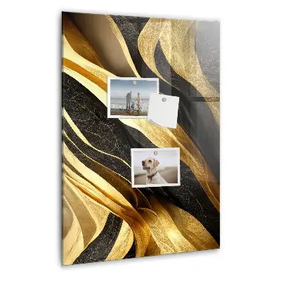Magnetic wall board Abstract lines