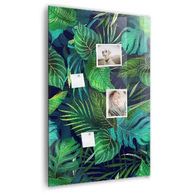 Magnet board Exotic large leaves
