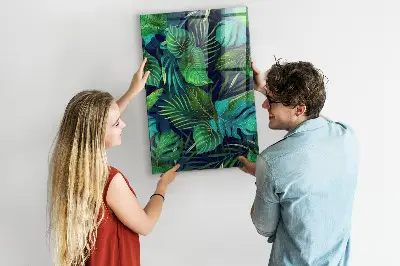Magnet board Exotic large leaves