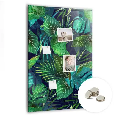 Magnet board Exotic large leaves