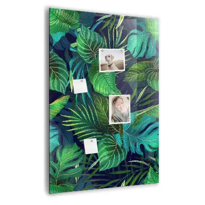 Magnet board Exotic large leaves