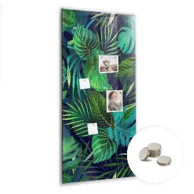 Magnet board Exotic large leaves
