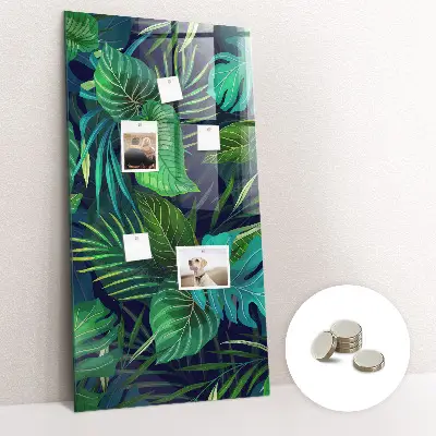 Magnet board Exotic large leaves