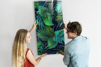 Magnet board Exotic large leaves