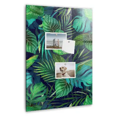 Magnet board Exotic large leaves
