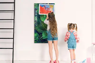 Magnet board Exotic large leaves