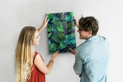 Magnet board Exotic large leaves