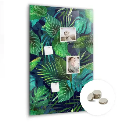 Magnet board Exotic large leaves