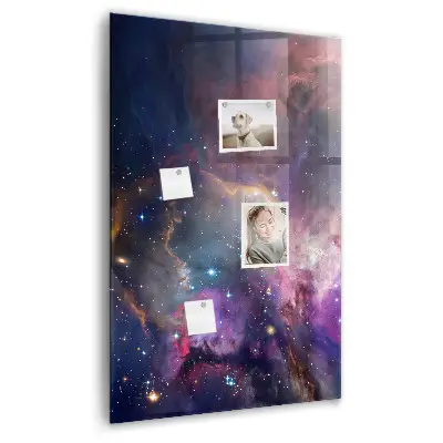 Magnetic Galaxy Space Glass Dry Erase Board