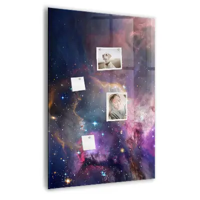 Magnetic Galaxy Space Glass Dry Erase Board