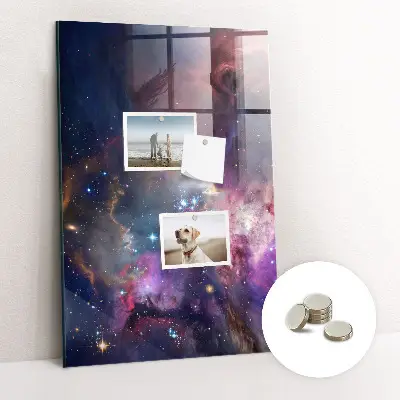 Magnetic Galaxy Space Glass Dry Erase Board