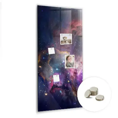 Magnetic Galaxy Space Glass Dry Erase Board