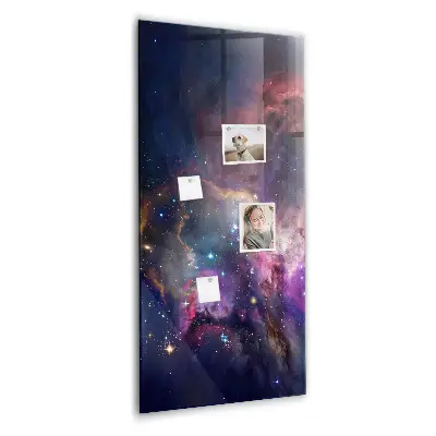 Magnetic Galaxy Space Glass Dry Erase Board