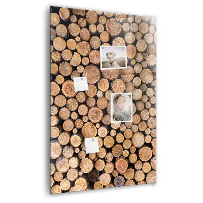 Tree stumps magnetic wall board