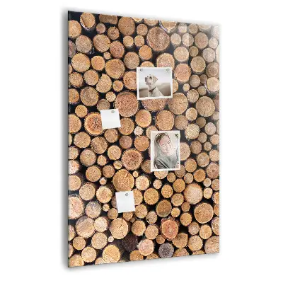 Tree stumps magnetic wall board