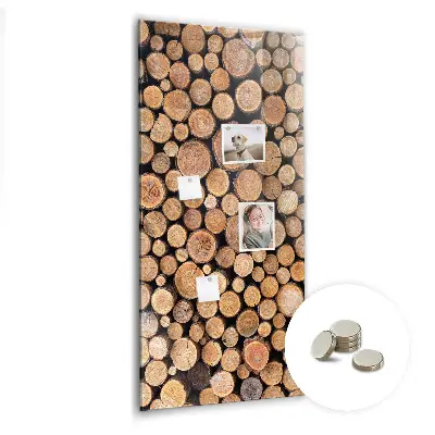 Tree stumps magnetic wall board