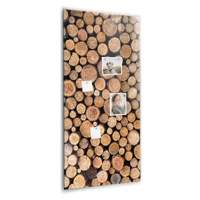 Tree stumps magnetic wall board