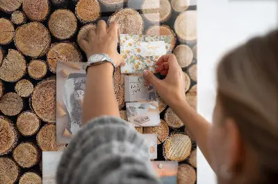 Tree stumps magnetic wall board