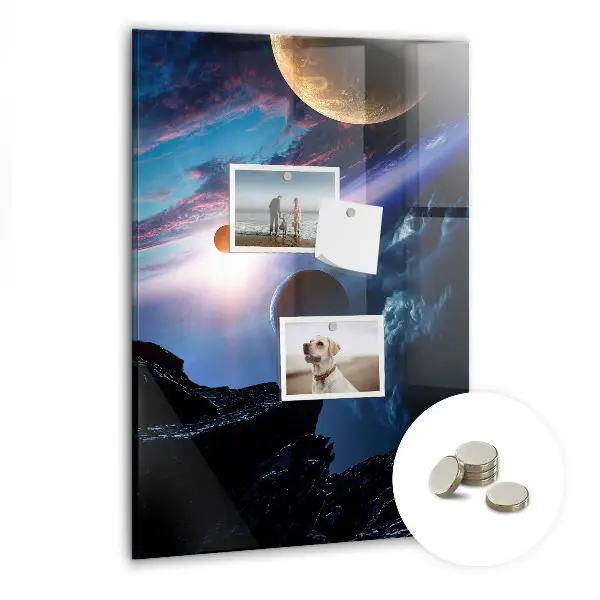 Magnet board Space galaxy