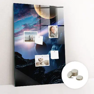 Magnet board Space galaxy