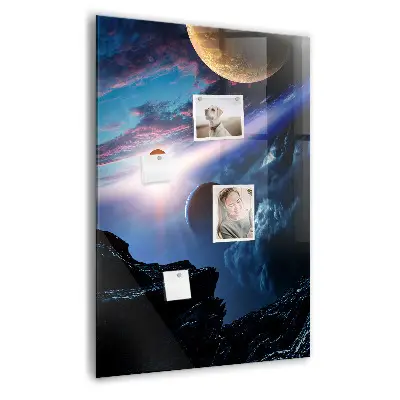Magnet board Space galaxy
