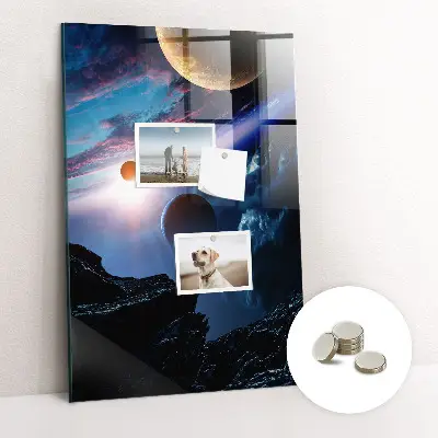 Magnet board Space galaxy
