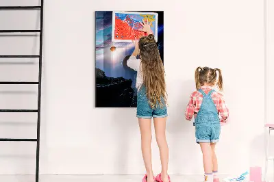Magnet board Space galaxy