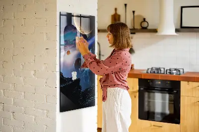 Magnet board Space galaxy