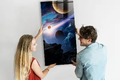 Magnet board Space galaxy