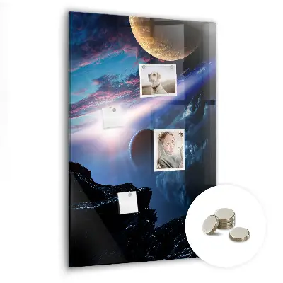 Magnet board Space galaxy
