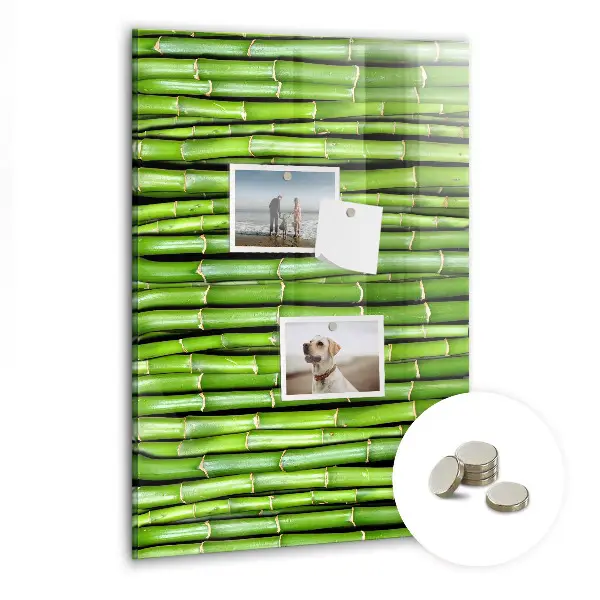Magnetic wall board Bamboo wall