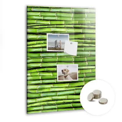 Magnetic wall board Bamboo wall