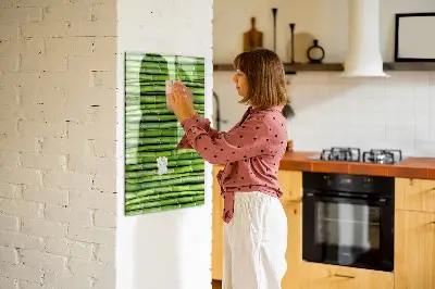 Magnetic wall board Bamboo wall