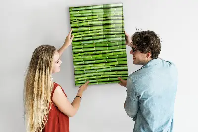 Magnetic wall board Bamboo wall