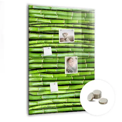 Magnetic wall board Bamboo wall