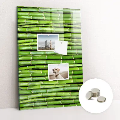 Magnetic wall board Bamboo wall