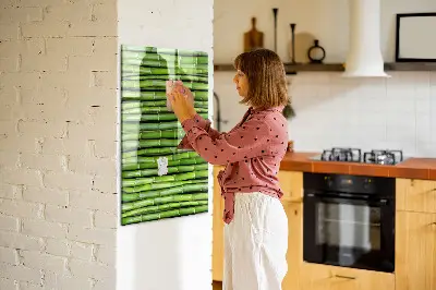 Magnetic wall board Bamboo wall