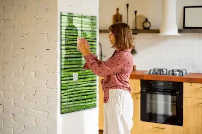 Magnetic wall board Bamboo wall