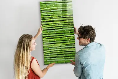 Magnetic wall board Bamboo wall
