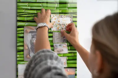 Magnetic wall board Bamboo wall
