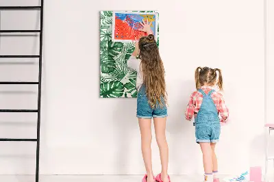 Magnet board Monstera plant leaves