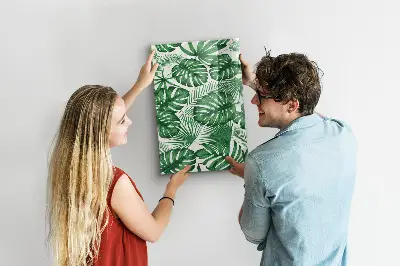 Magnet board Monstera plant leaves